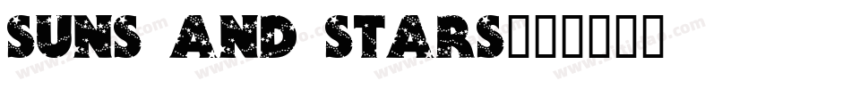 Suns and Stars字体转换